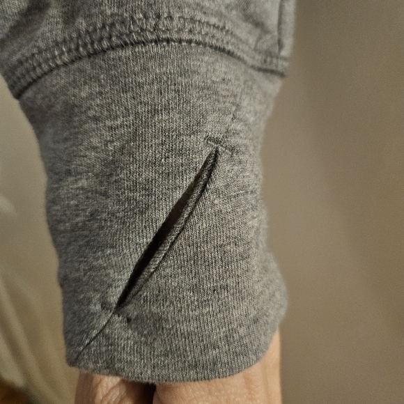 All In Motion Ladies French Terry Hoodie Charcoal Heather XXL - Picture 4 of 6